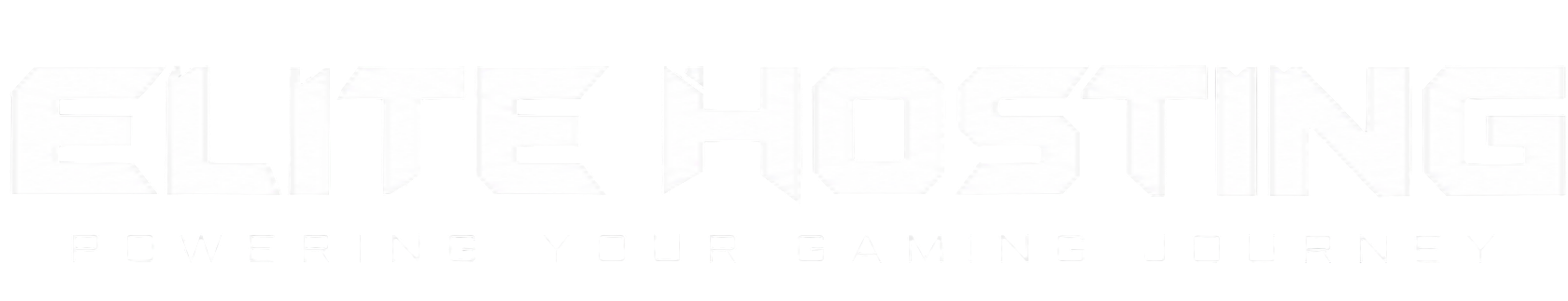 Full White Wordmark - Elite Hosting