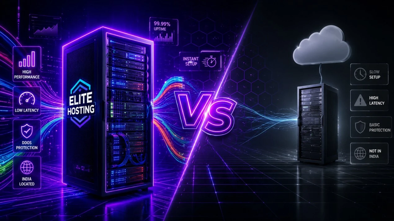 Elite Hosting vs SparkedHost — Which is Better for Minecraft Hosting in India? (2026)