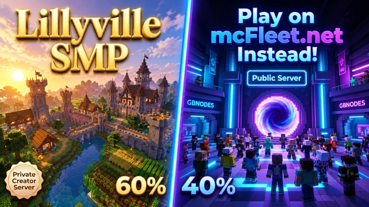 Lillyville SMP IP & How to Join GamerFleet's Minecraft Server (2026)