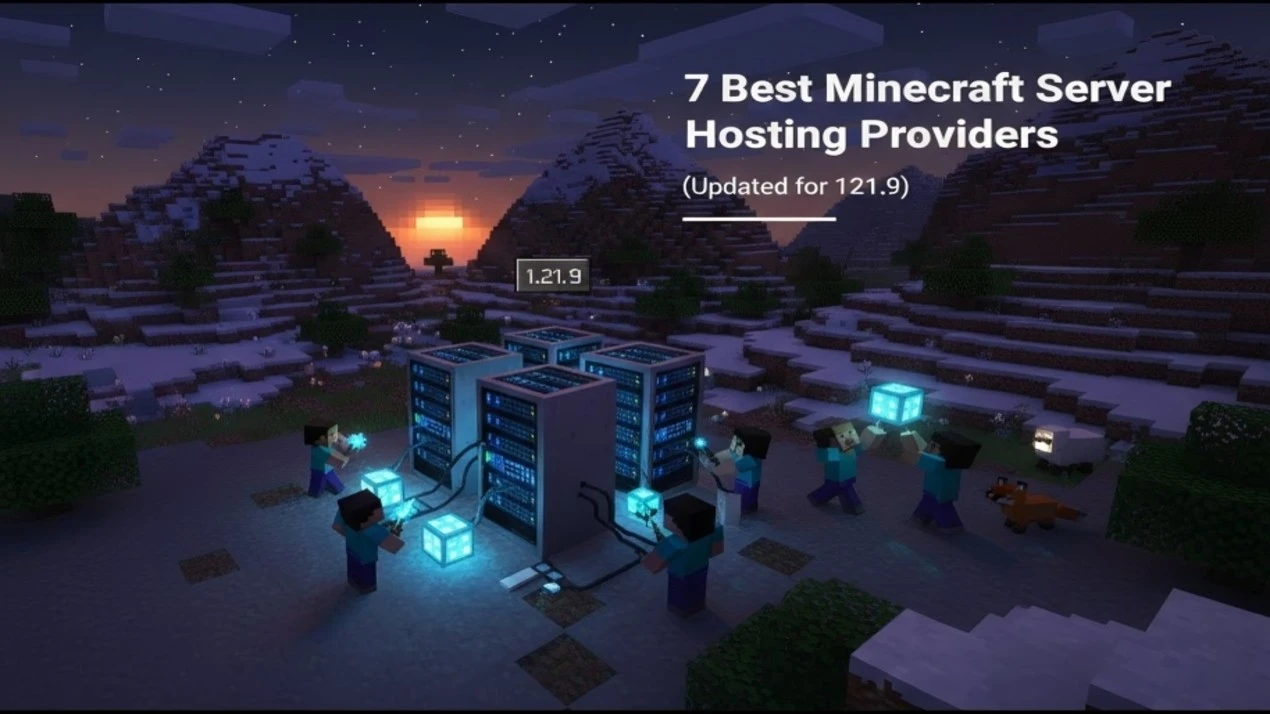 7 Best Minecraft Server Hosting Providers (Updated for 1.21.9)