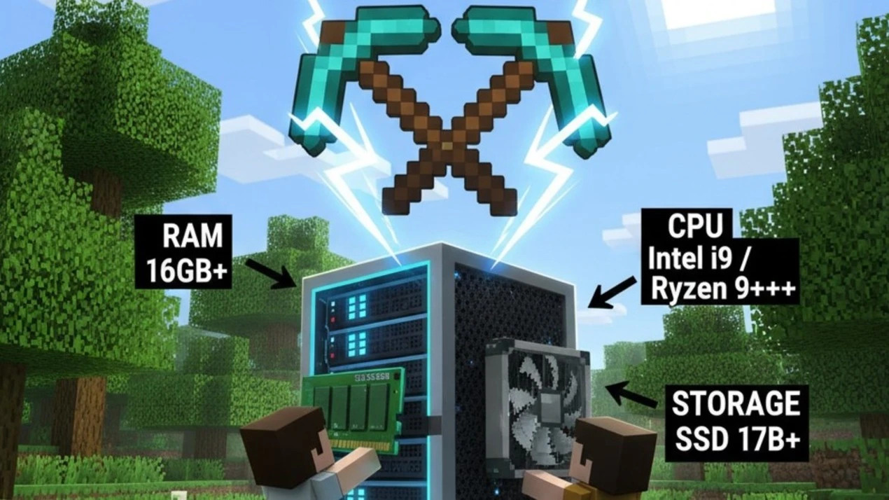 Minecraft Server Requirements (RAM, CPU & Storage)