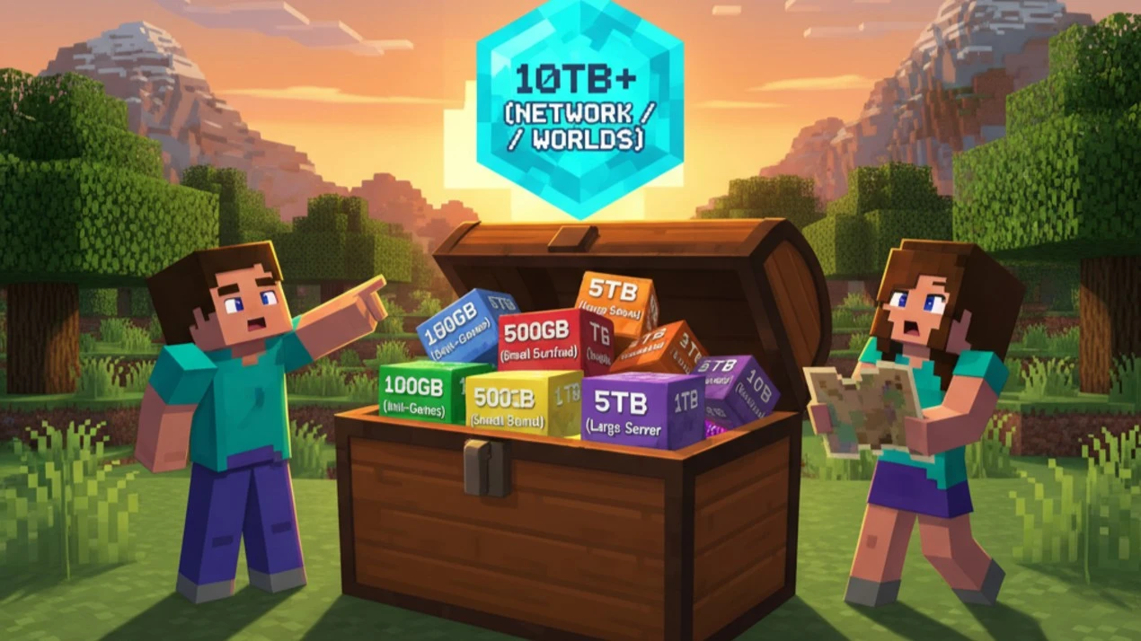 How Much Storage Do You Need For A Minecraft Server? [2025]